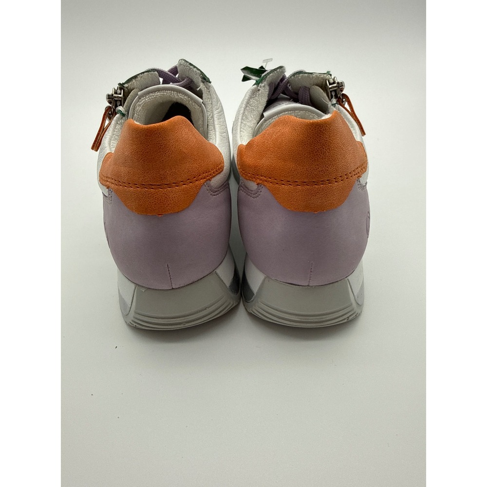 Remonte Lite n Soft Sneakers Size 38 Multi Color Leather Side Zip shoe NEW retro - Picture 6 of 12